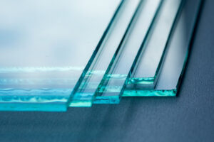 Float glas , ongeslepen randen