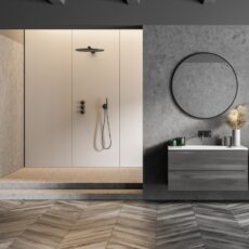 Ronde spiegel met verlichting